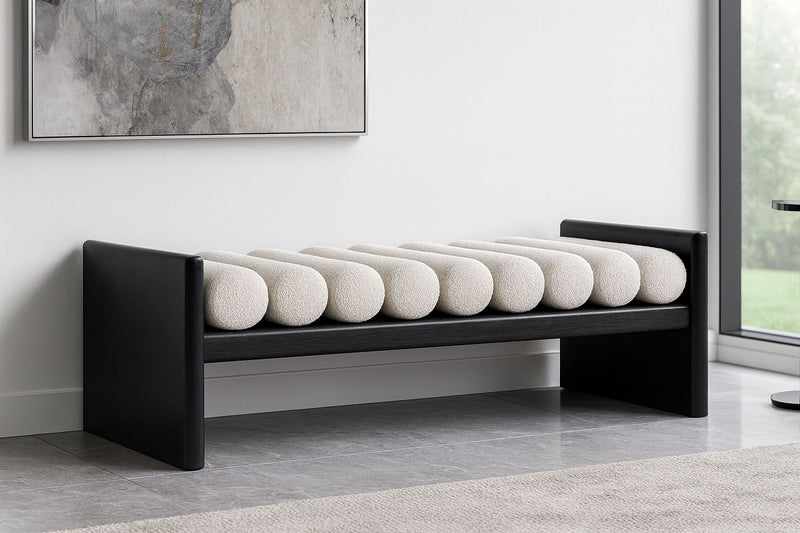 Waverly - Bench With Black Frame