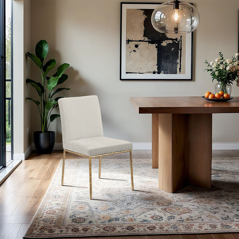 Reeves - Dining Side Chair (Set of 2) - Gold Base