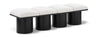 Pavilion - 4 Piece Modular Bench With Black Base