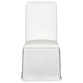 Shawna - Upholstered Skirted Dining Chair (Set of 2) - White