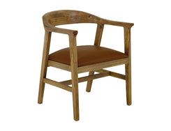 Tulum - Chair With Arms - Golden Brown