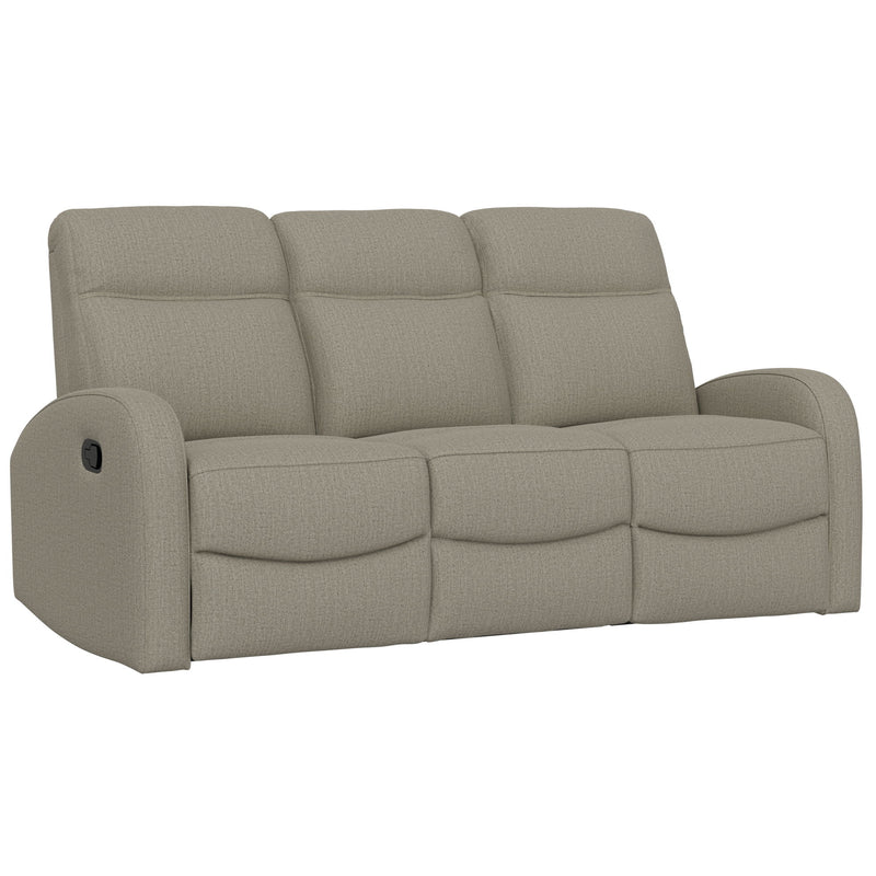 Manual Reclining Sofa With Dual Independent Recliners