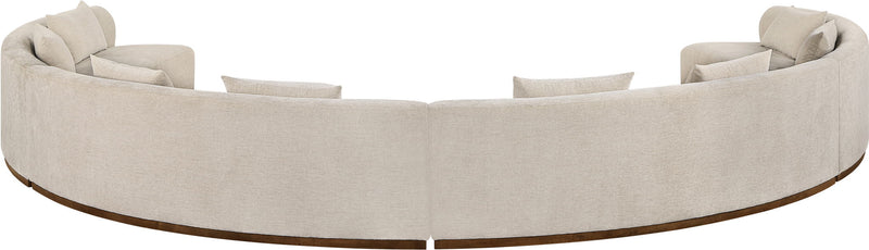 Avanti - Chenille Fabric Upholstered 4 Piece Modular Sectional