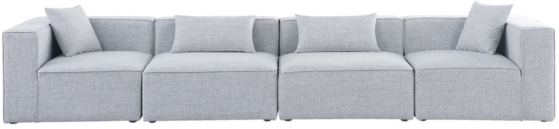 Cube - Linen Modular 4 Seat Sofa