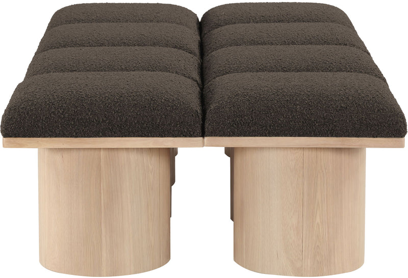 Pavilion - 8 Piece Modular Bench With Natural Base