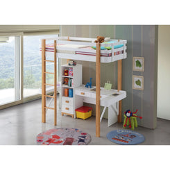 Rutherford - Bookcase - White & Natural