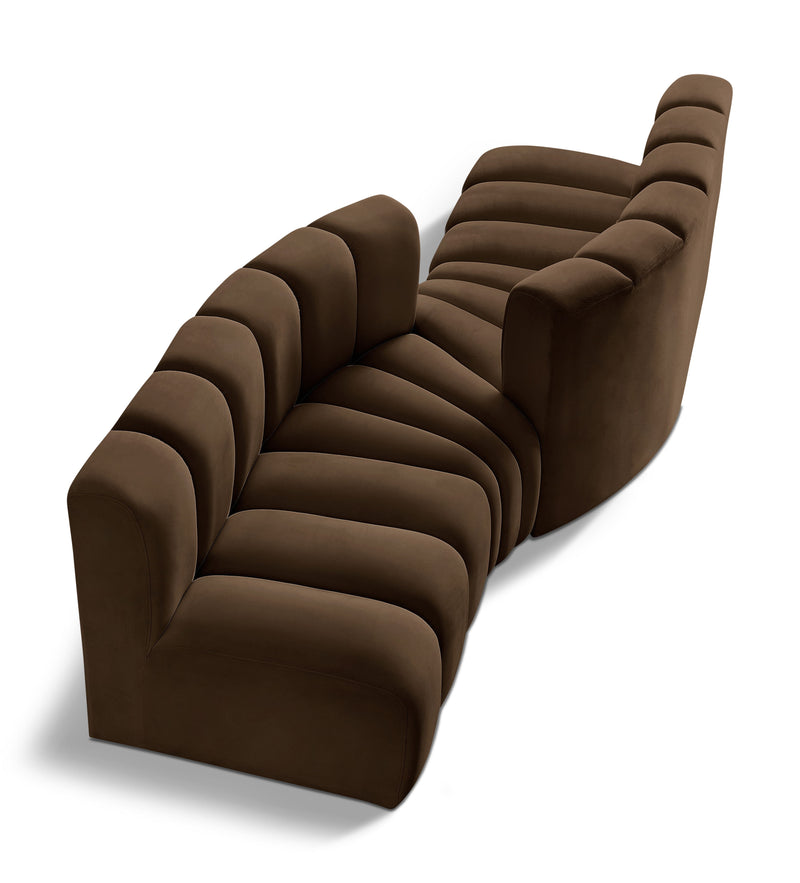 Arc - Velvet 4 Piece Sofa