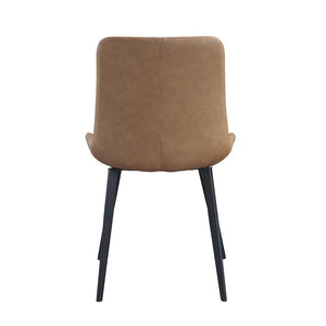 Abiram - Side Chair (Set of 2) - Brown PU