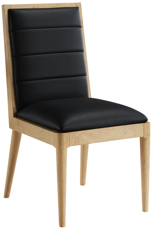 Bristol - Faux Leather Dining Chair With Natural Legs (Set of 2)
