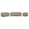 Dorset - Upholstered Round Track Arm Sofa Set