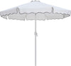 Amalfi - Patio Umbrella - Black Base / White Pole