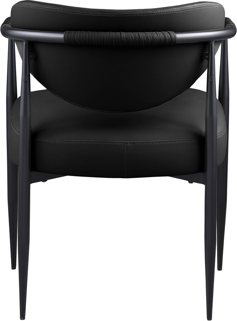 Virella - faux Leather Upholstered Dining Chair (Set of 2) - Black Base
