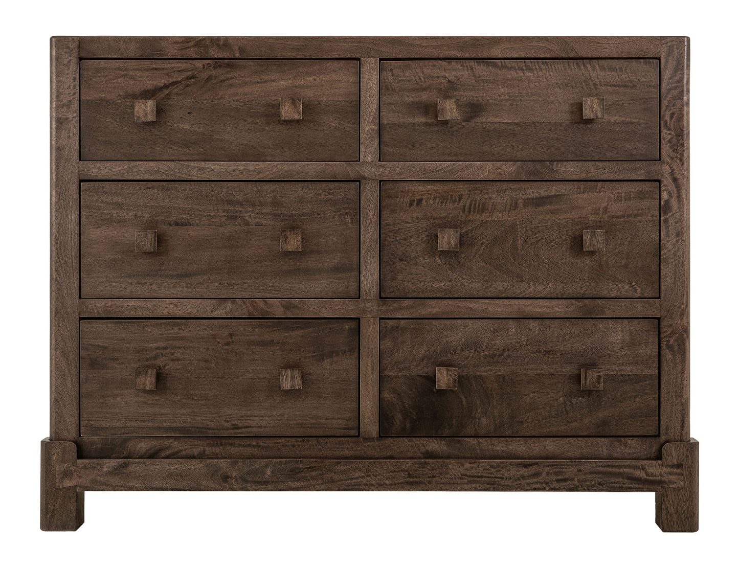 Dark Atenas - 6-Drawer Dresser - Brown