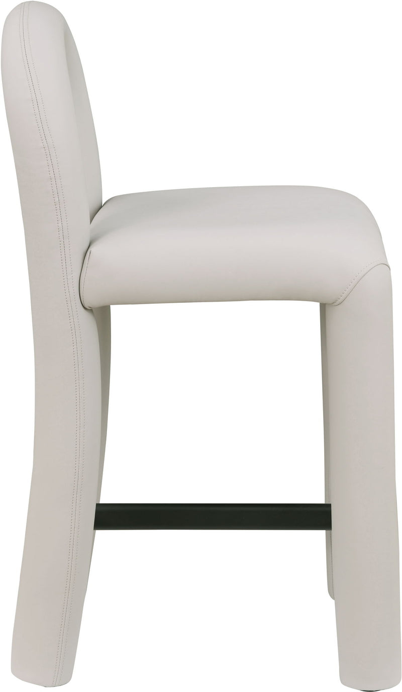 Amari - Faux Leather Stool