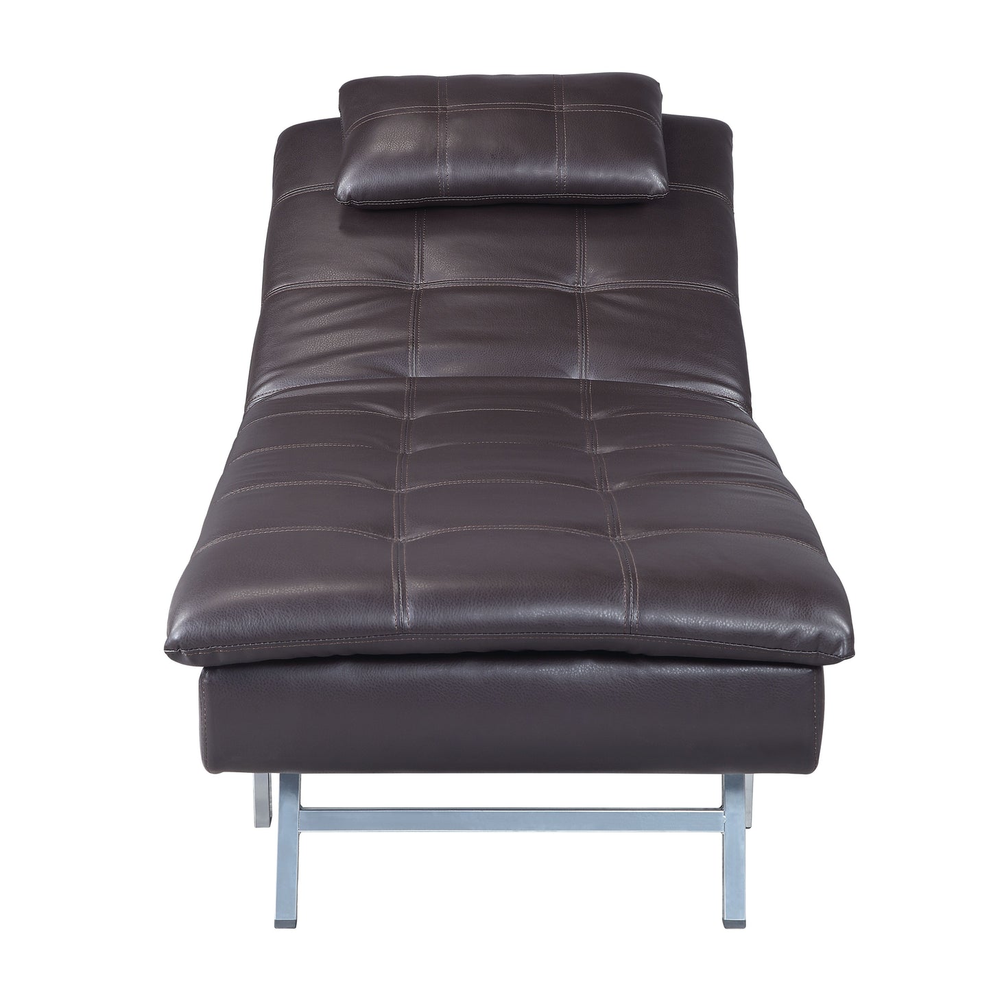 Padilla - Chaise - Brown Fabric