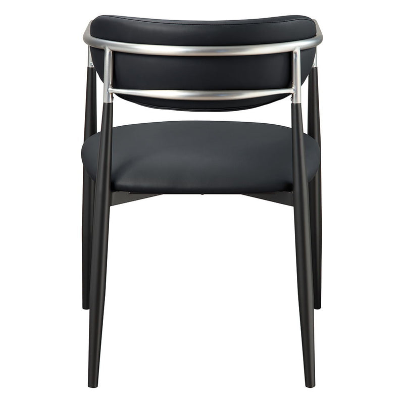 Jaramillo - Arm Chair (Set of 2) - Black Leatherette