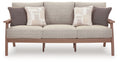 Grover Beach - Sofa With Cushion - Driftwood