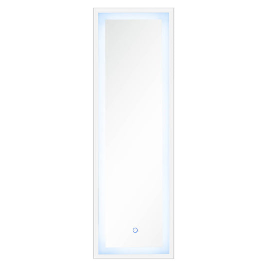 Dominic - Floor Mirror With LED - Mirrored