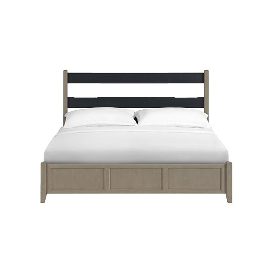 McKenzie - King Upholstered Panel Bed - Fieldstone