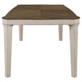 Ronnie - Rectangular Wood Dining Table - Rustic Cream