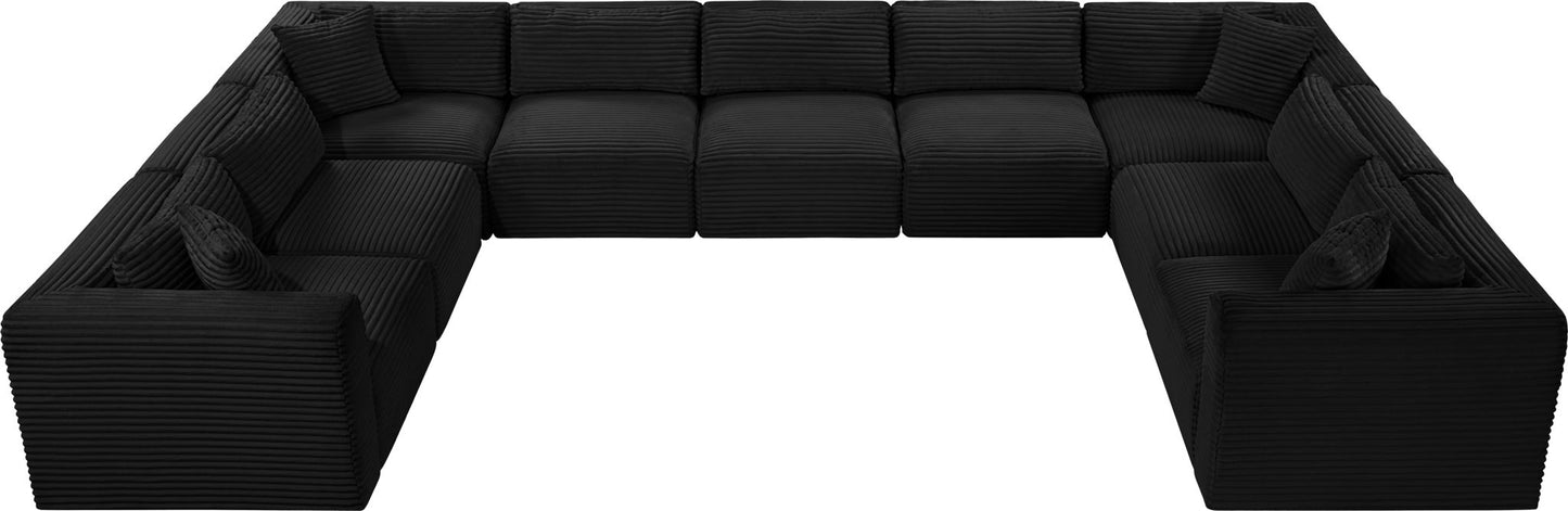 Shaggy - 9 Piece Modular U-Shaped Sectional