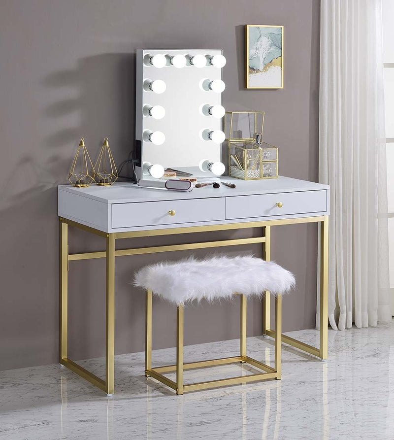 Asa - Accent Mirror - White