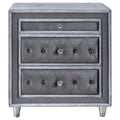 Antonella - Upholstered 3-Drawer Nightstand