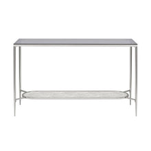 Adelrik - Accent Table - Glass & Chrome Finish