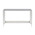 Adelrik - Accent Table - Glass & Chrome Finish