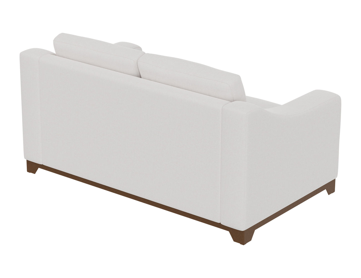 Natural Parota - Loveseat - Mink Withe