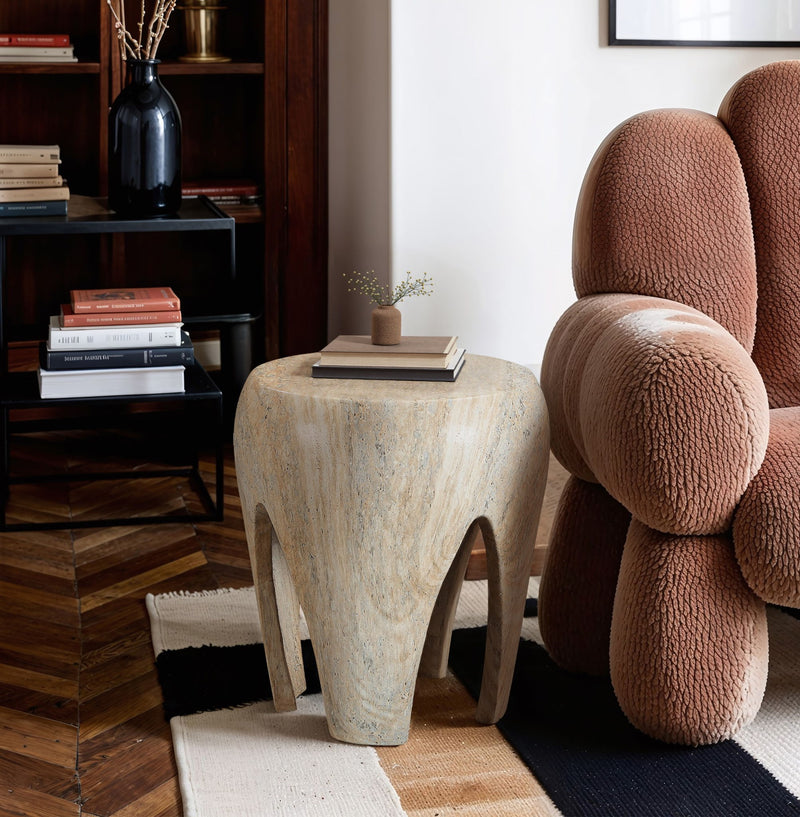 Moxie - Concrete And Fiberglass Indoor / Outdoor End Table