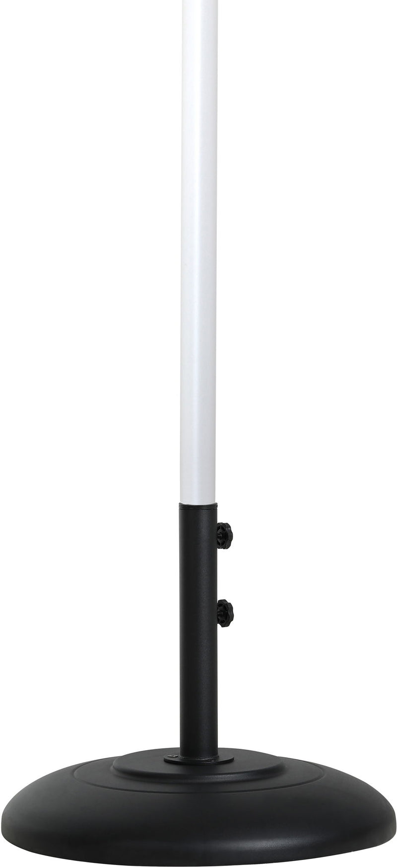 Amalfi - Patio Umbrella - Black Base / White Pole