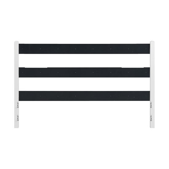 McKenzie - King Upholstered Panel Headboard - Snowbound
