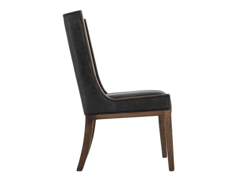 Walnut - Upholstered Chair (Set of 2) - Brown/Black