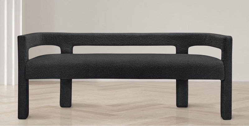 Athena - Boucle Fabric Bench