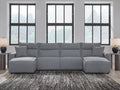 Modmax II - Reclining Sectional - Salt And Pepper