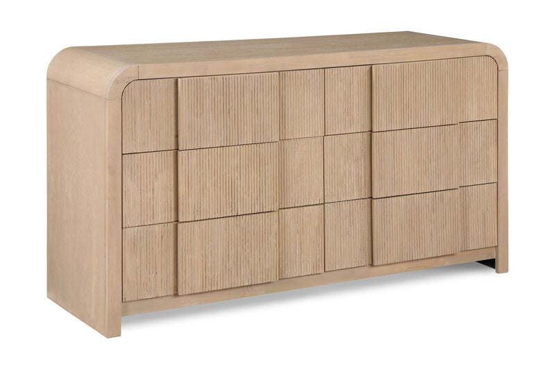 fluted dresser Fluted