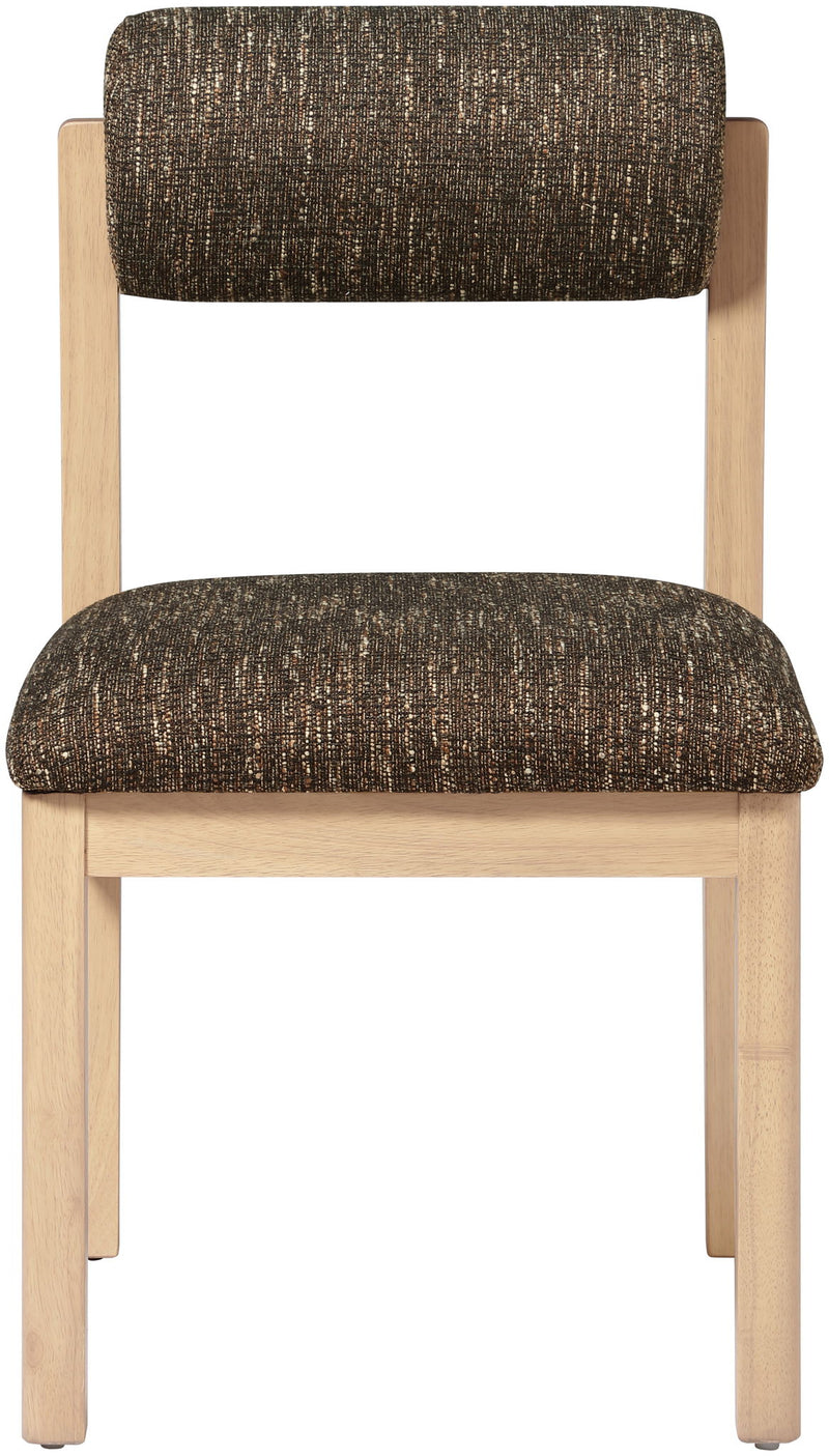 Roundhill - Fabric Dining Chair (Set of 2) - Natural Frame