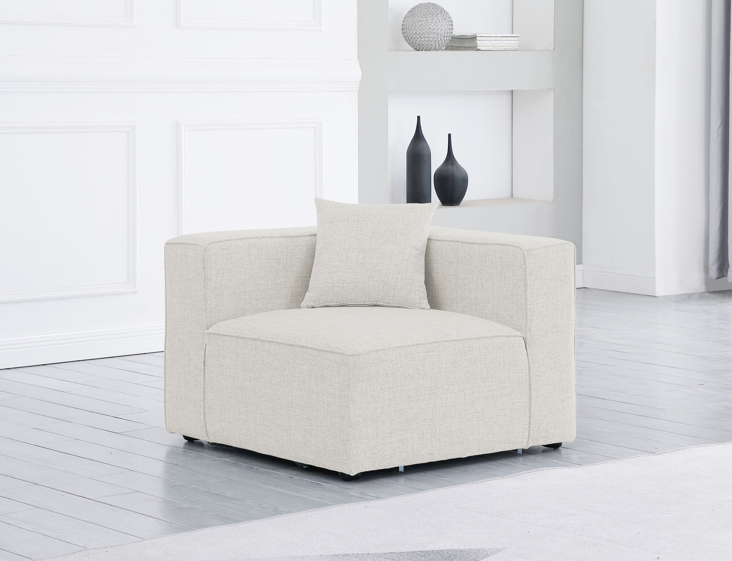 Cube - Corner Chair - Cream