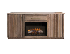 Mezquite - Electric Fireplace - Light Brown