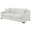 Ashlyn - Fabric Upholstered Track Arm Sofa - Sand