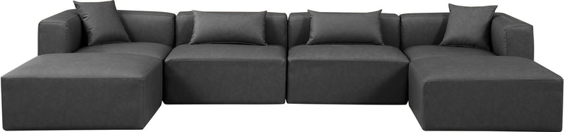 Cube - 6 Piece Modular Double Chaise Sectional