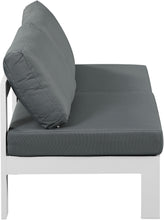 Nizuc - Outdoor Patio Modular Sofa - Grey - Fabric - Modern & Contemporary