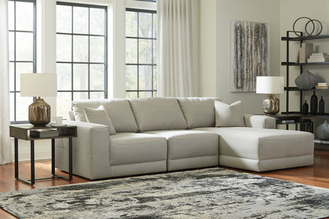 Gray / 3 Pc. Right Arm Facing Corner Chaise Sectional