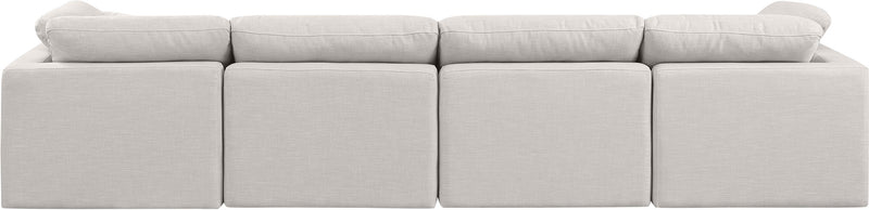 Indulge - Linen 4 Seat Modular Sofa