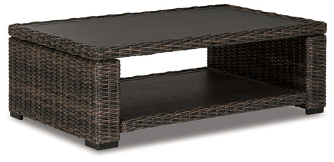 Grasson Lane - Rectangular Cocktail Table - Brown