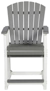Transville - Barstool (Set of 2) - Gray / White