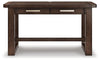 Breckington - Home Office Desk - Dark Brown