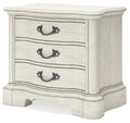 Arlendyne - Antique White - Three Drawer Night Stand