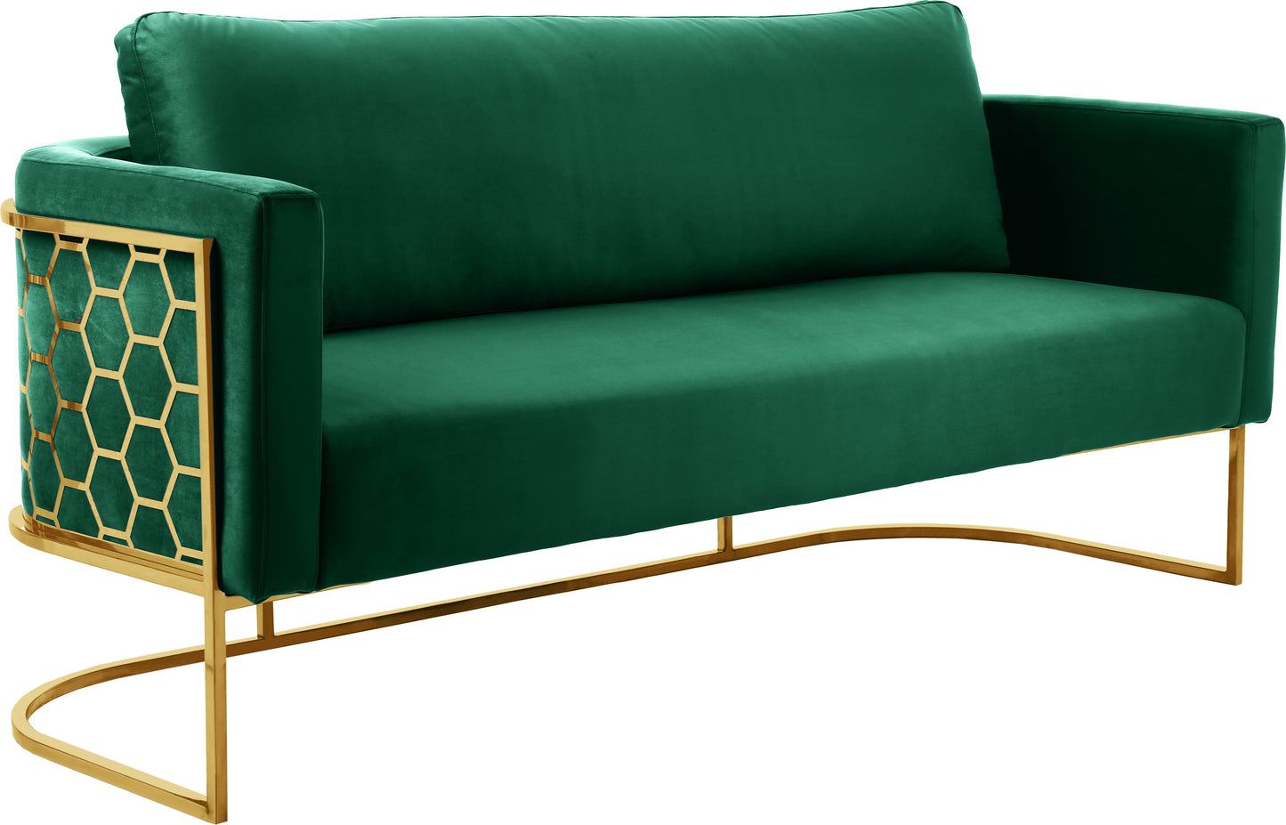 Casa - Sofa with Gold Legs